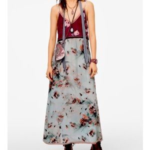 Floral zara strappy dress